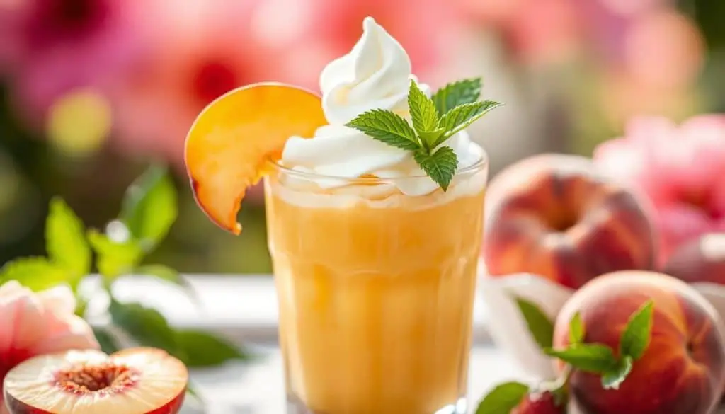 peach puree drink