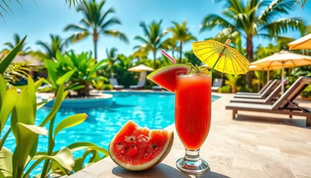 poolside drinks