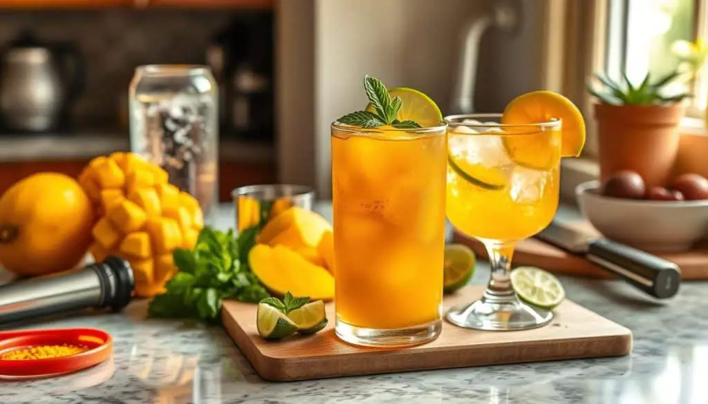 prepare mocktail