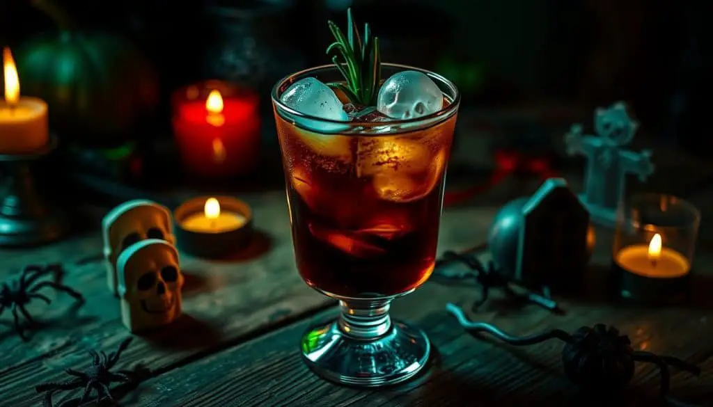 scary cola mocktail