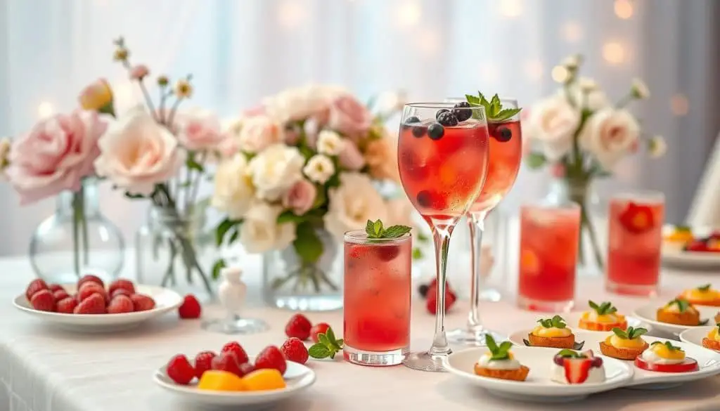 serving suggestions for baby shower mocktails