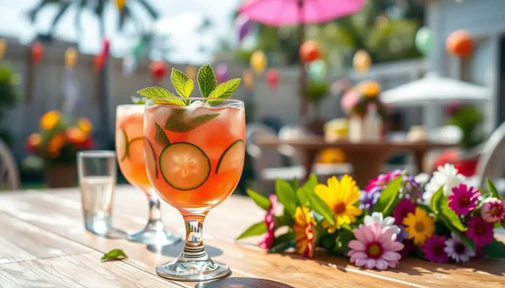serving suggestions for backyard party drinks