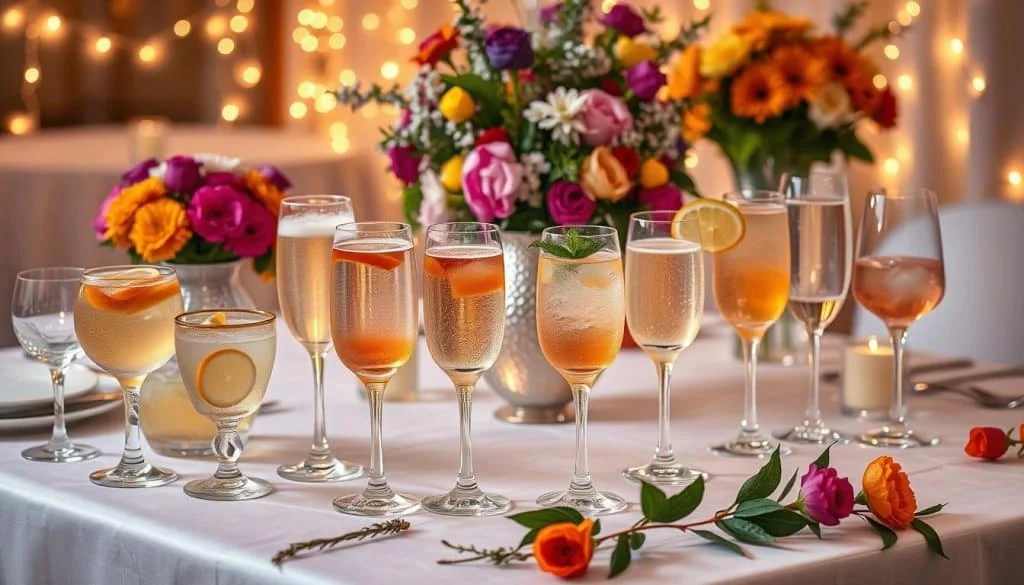 sparkling drinks for festive gatherings