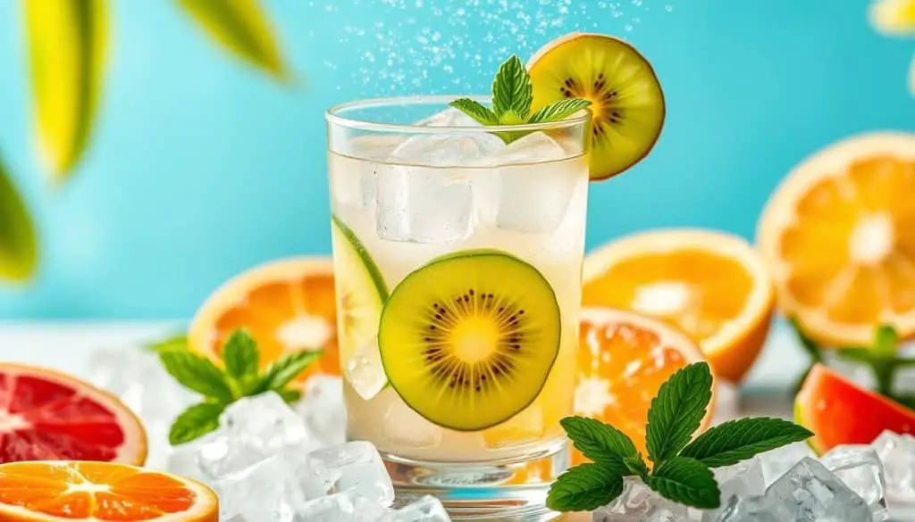 sparkling mocktails