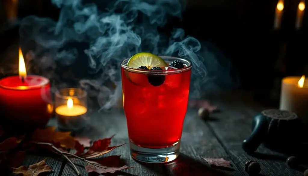 spooky apple beverage