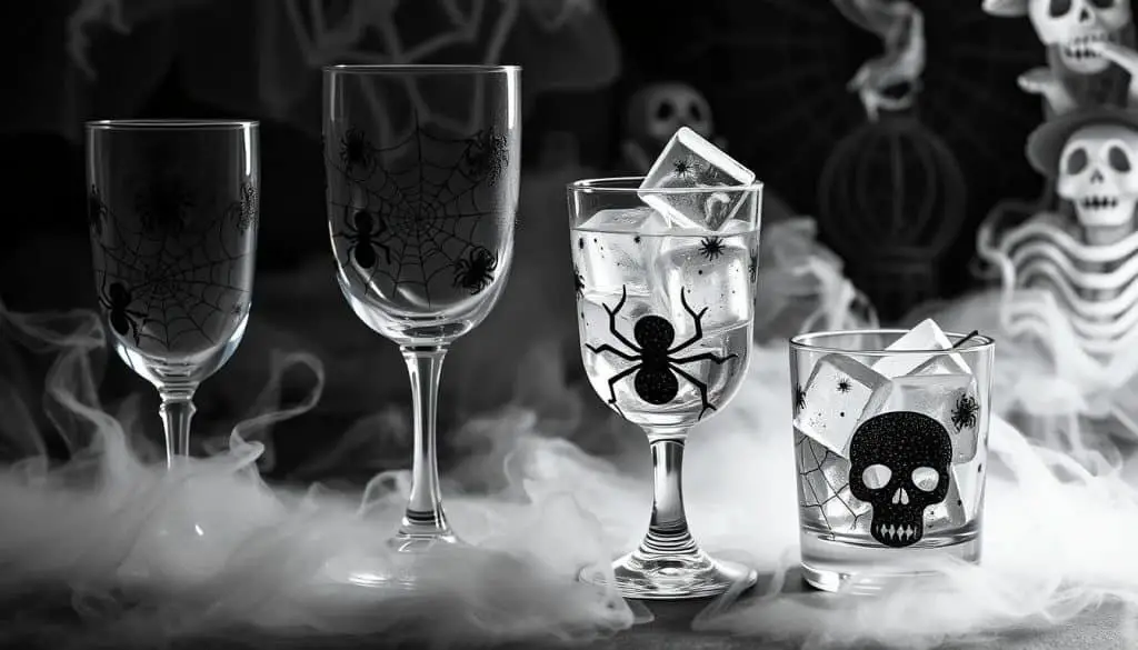 spooky drink glassware