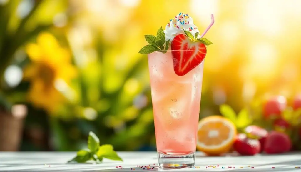 strawberry mocktail