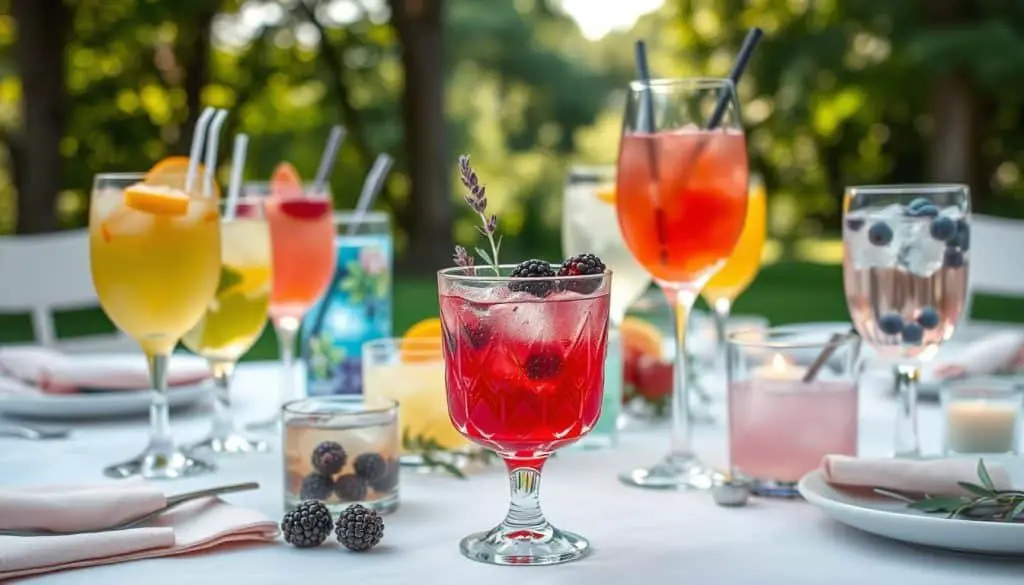summer drinks and non-alcoholic beverages