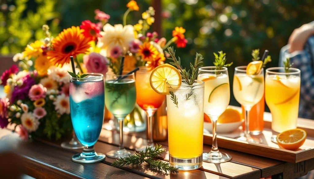 summer gathering mocktails