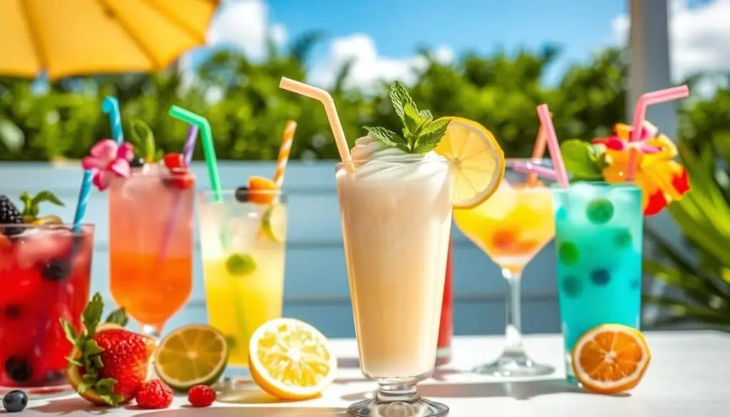 summer refreshments mocktail variations