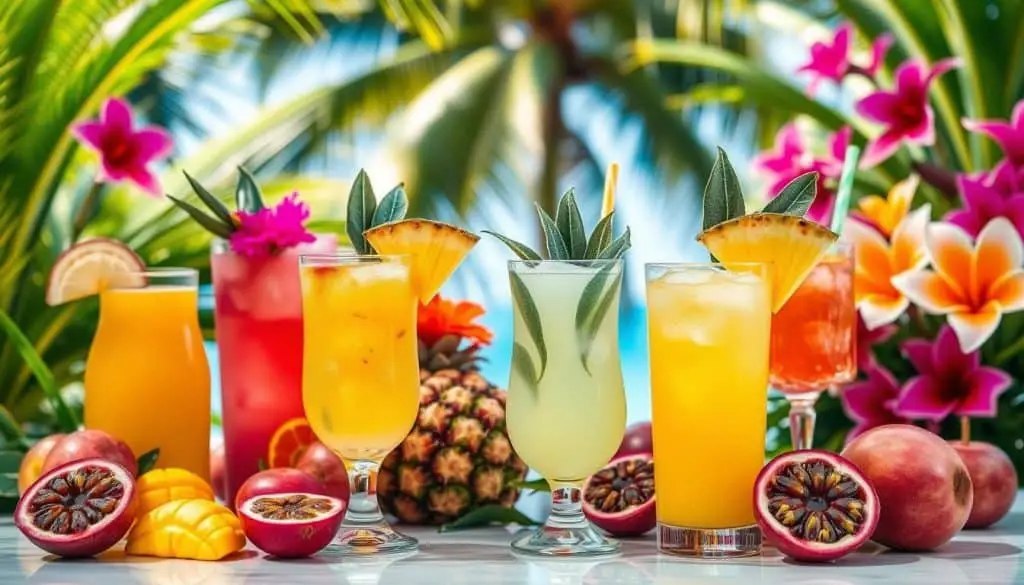 tropical drink recipes