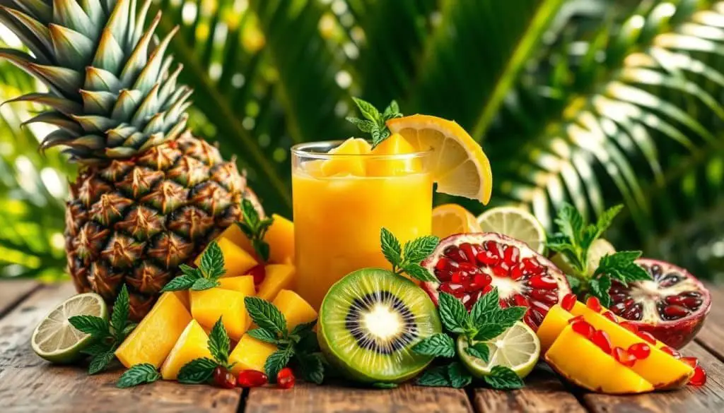 tropical flavors mocktail ingredients