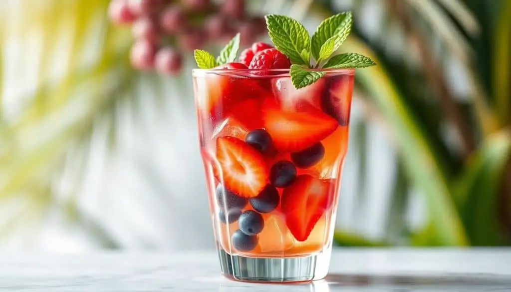 unique berry mocktail