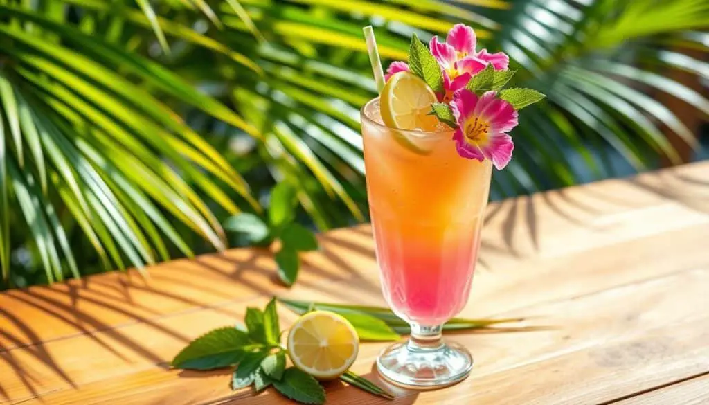 vitamin C tropical fruit drink