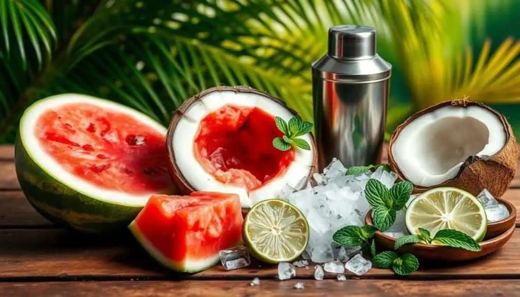 watermelon coconut mocktail ingredients
