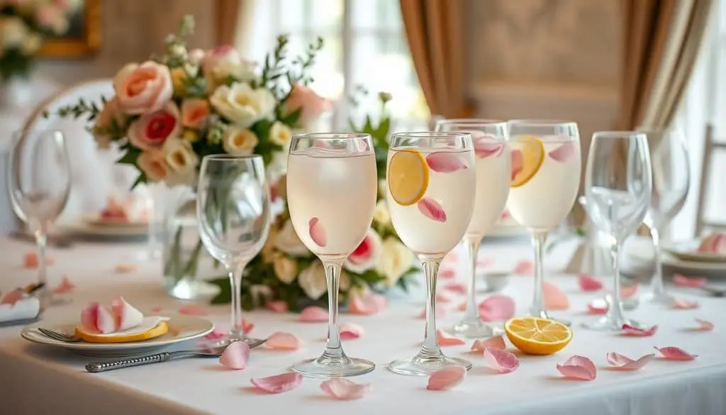 wedding refreshments floral drinks for weddings