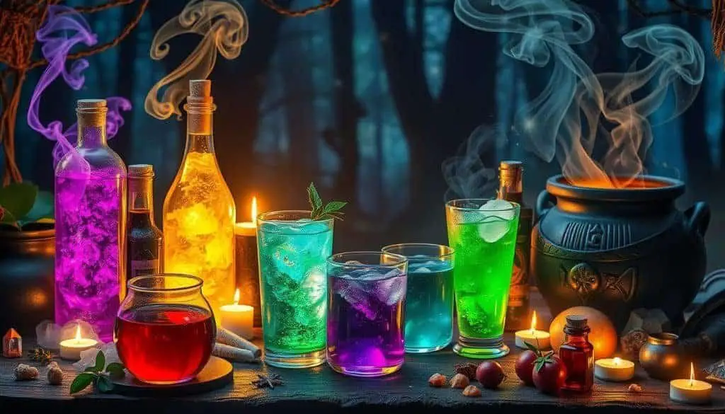 witchcraft-themed beverages