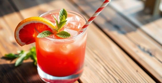 Blood Orange Agave Mocktail