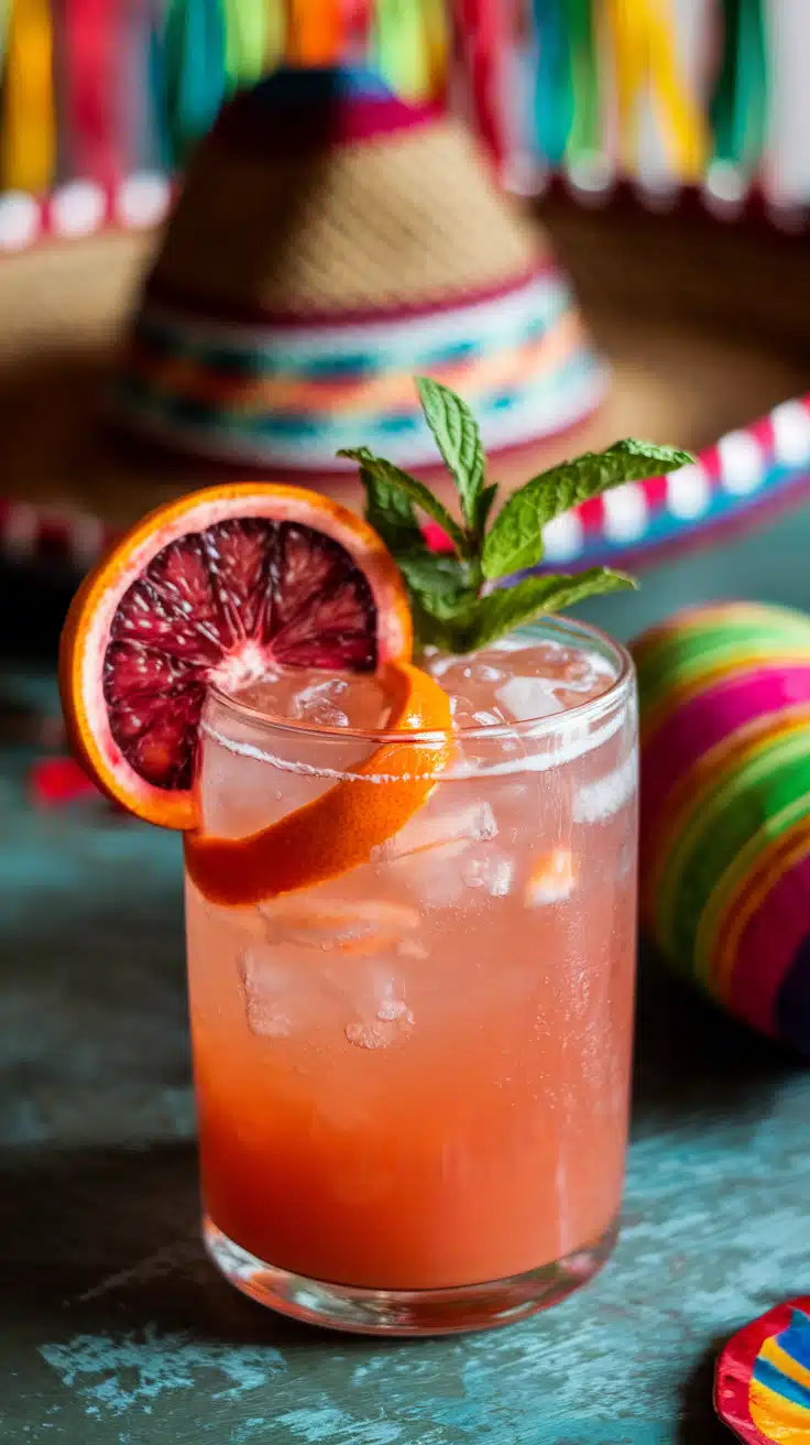 Blood Orange Agave Mocktail