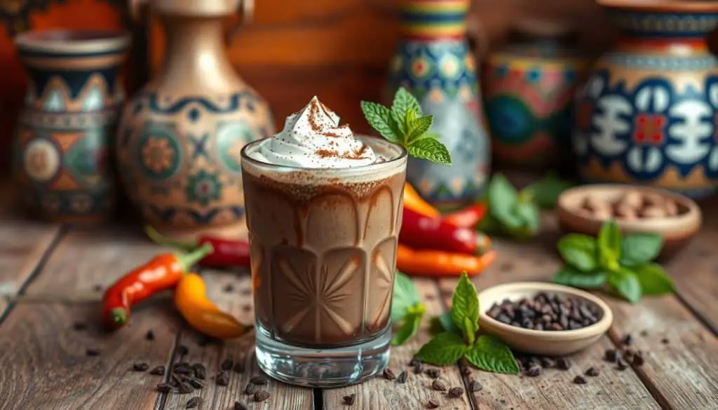 Mexican Spiced Chocolate Mocktail