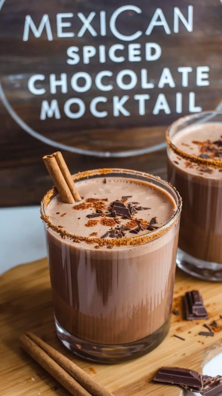 Mexican Spiced Chocolate Mocktail