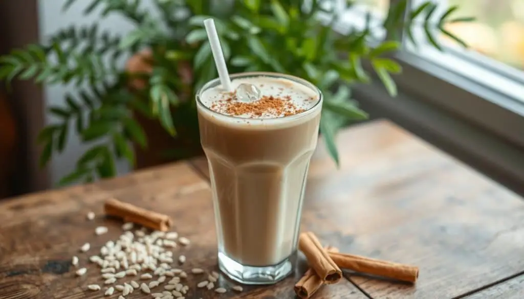 Non-alcoholic Horchata drink