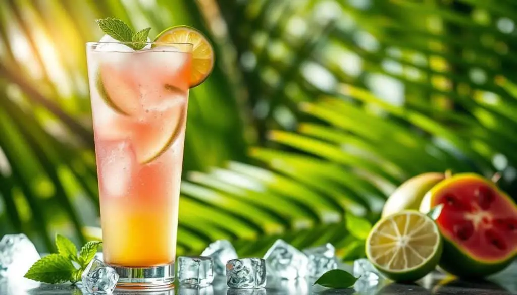 guava lime cocktail