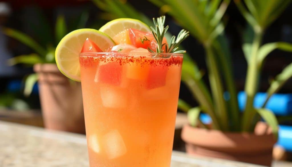 non-alcoholic beer cocktail