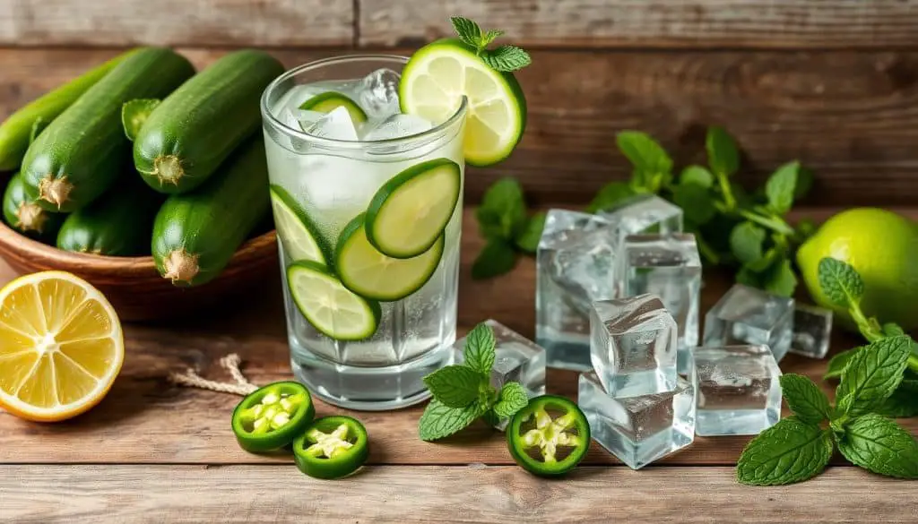 spicy mocktail drink ingredients