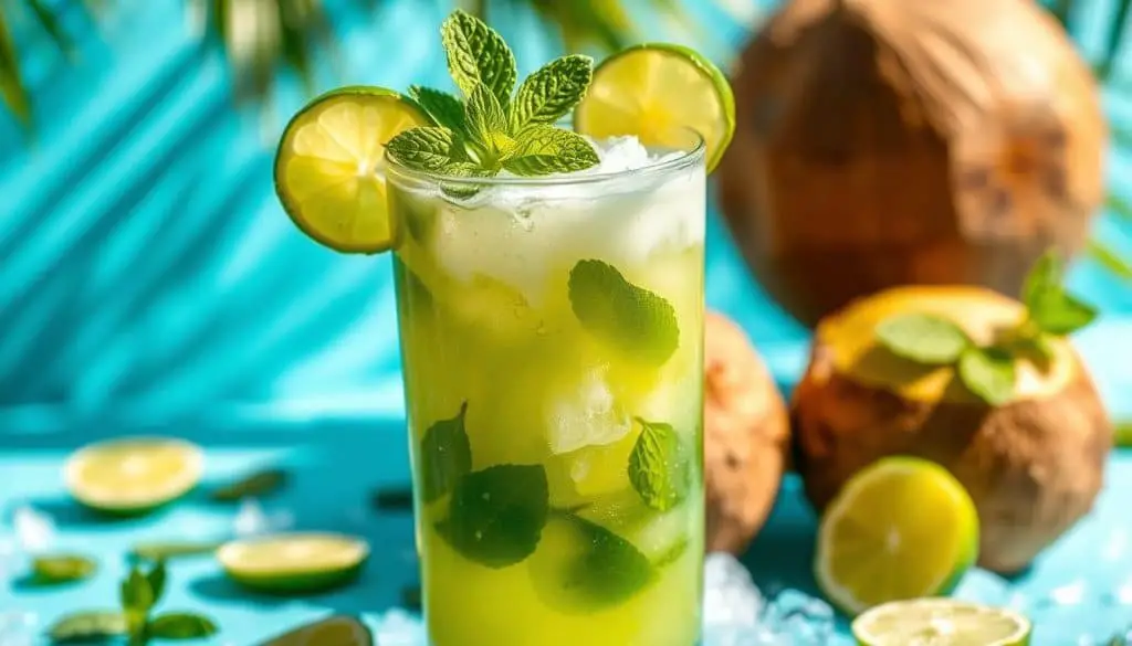 virgin coconut mojito