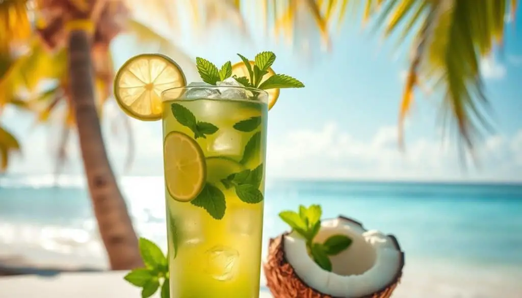 virgin coconut mojito