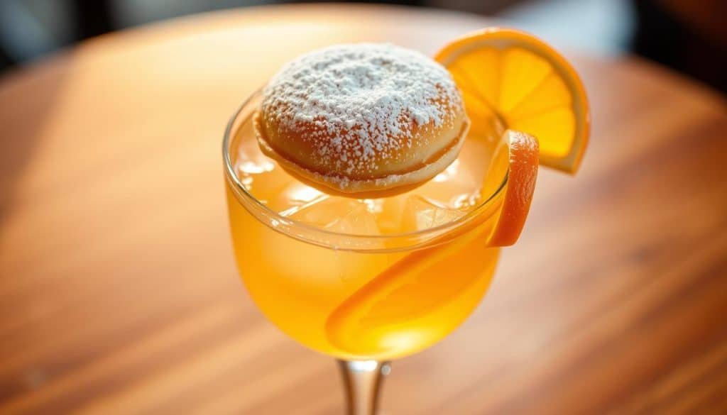 Beignet cocktail