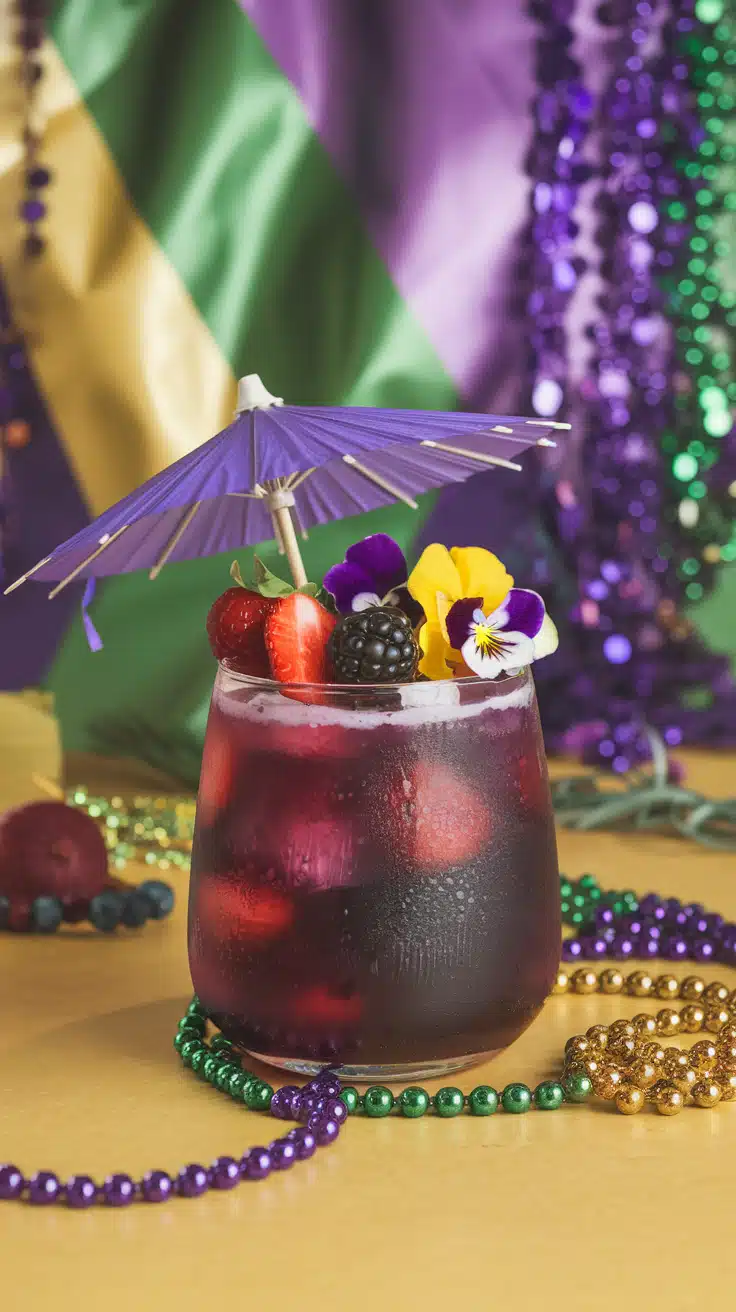 Caribbean Purple Breeze Mocktail