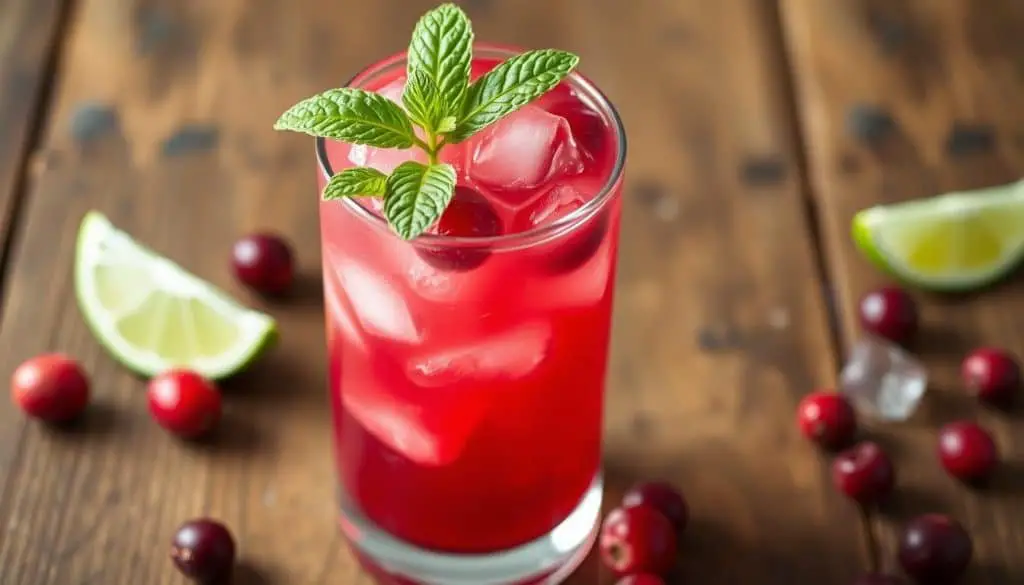Creole Cranberry Cooler Mocktail