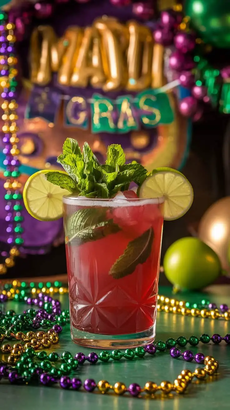 Creole Cranberry Cooler Mocktail