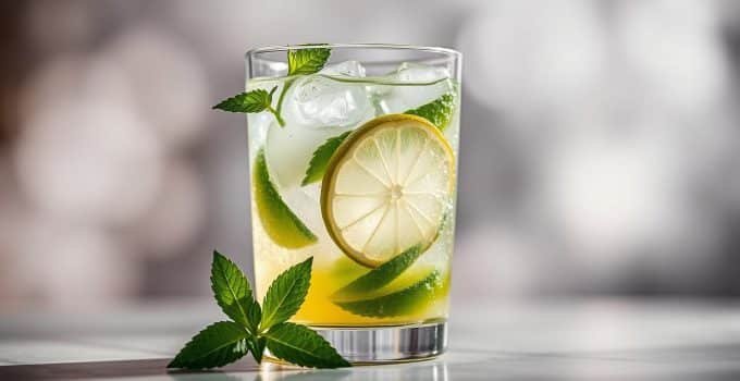 Jazzy Lime Mojito Mocktail