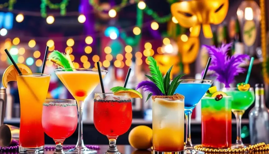 Mardi Gras drinks Mardi Gras drinks