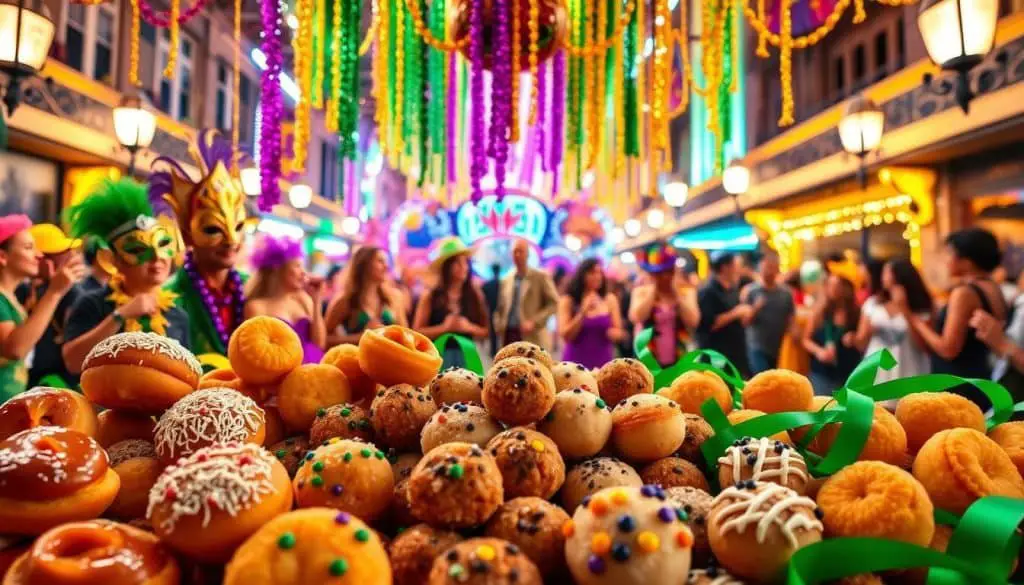Mardi Gras festivities perfect snacks