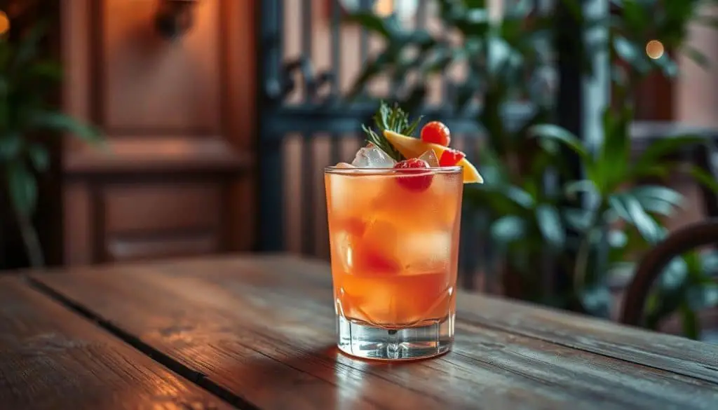 New Orleans inspired mocktail