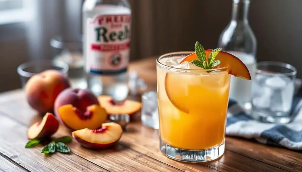 Peach Bourbon Street Mocktail health benefits