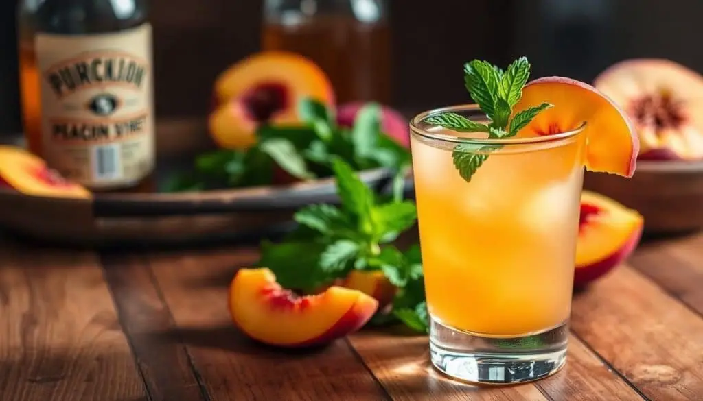 Peach mocktail recipe