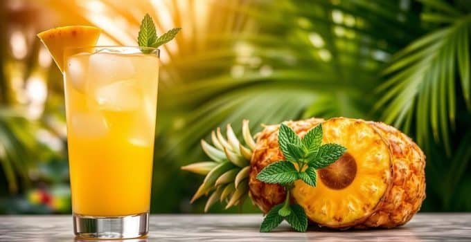 Pineapple Passion Spritz Mocktail