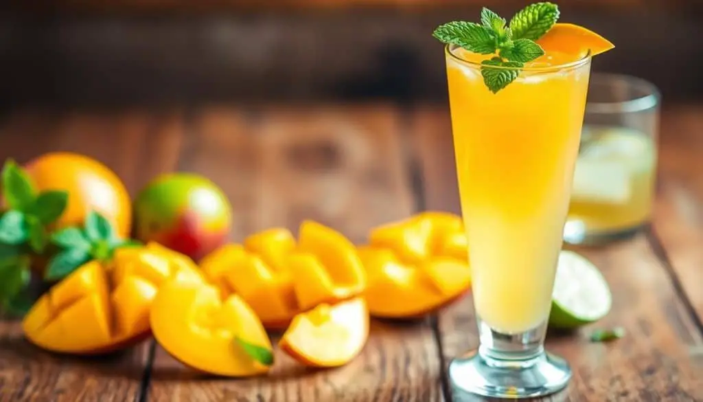 juicy mango mocktail