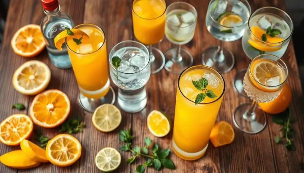 mocktail ideas variations for non-alcoholic cocktail