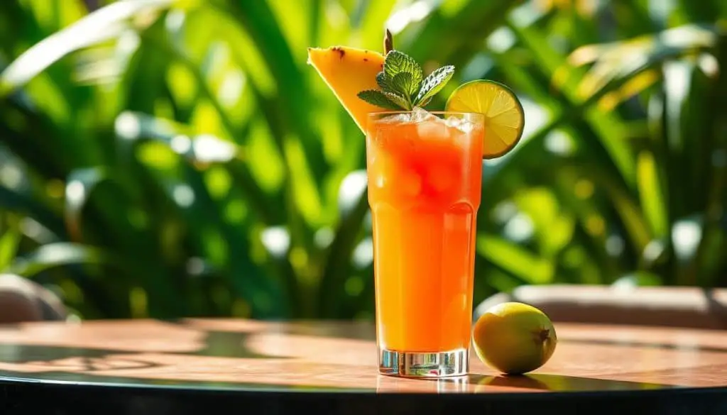 non-alcoholic tropical drink