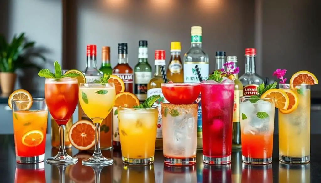refreshing mocktail beverages