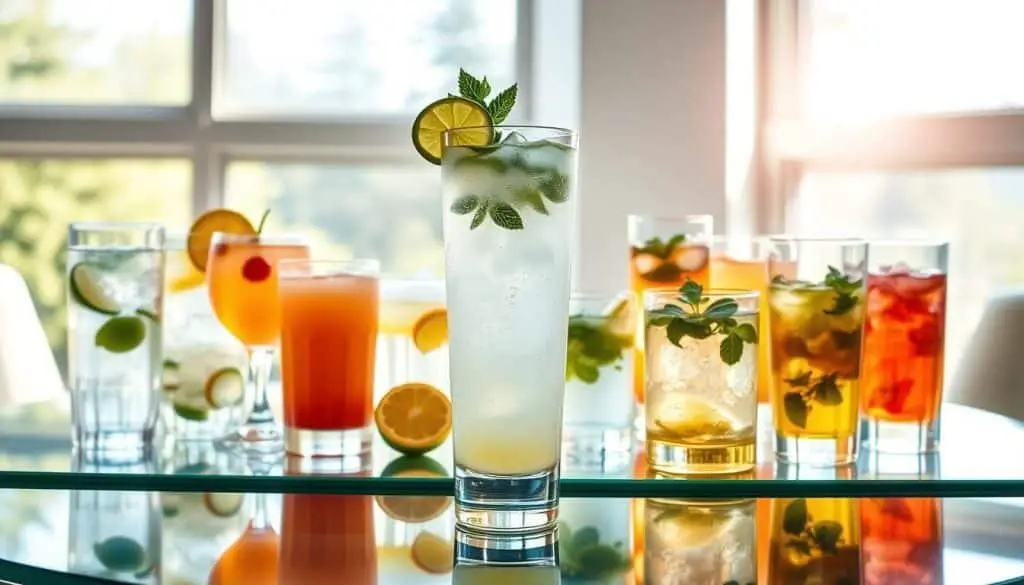 refreshing non-alcoholic beverages