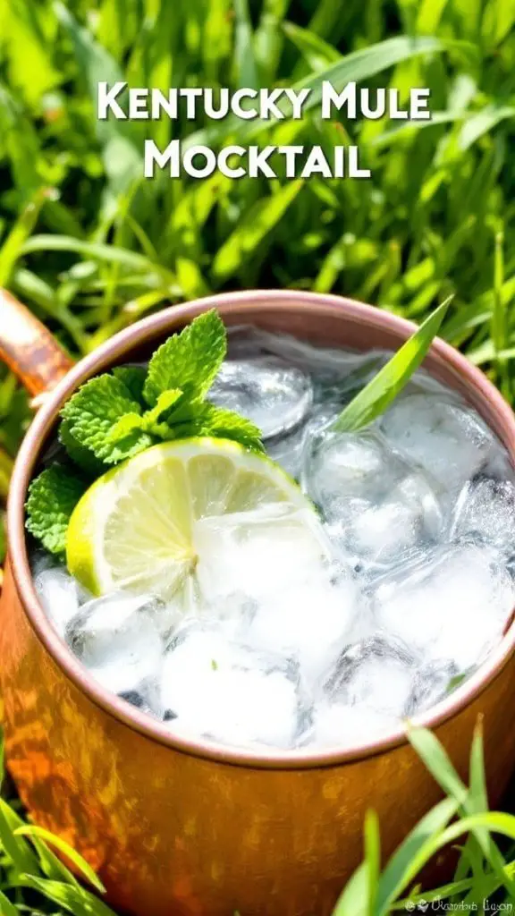 Delightful Virgin Kentucky Mule Mocktail