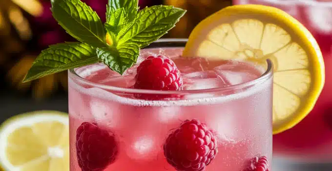 Raspberry Derby Lemonade Mocktail