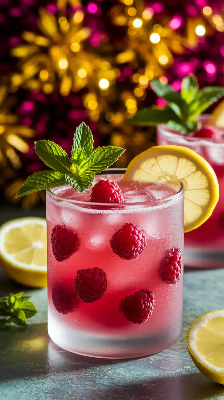 Raspberry Derby Lemonade Mocktail